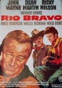 Collection of 23 posters to include Rio Bravo (John Wayne/Dean Martin), Miami Vice (Jamie Foxx),