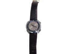 A vintage gentleman's Tegrov Alarm Deluxe wristwatch.