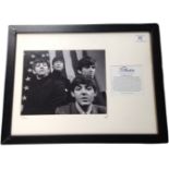 Studio Limited Editions (Publisher) : The Beatles, a monochrome photograph depicting the band,