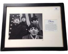 Studio Limited Editions (Publisher) : The Beatles, a monochrome photograph depicting the band,
