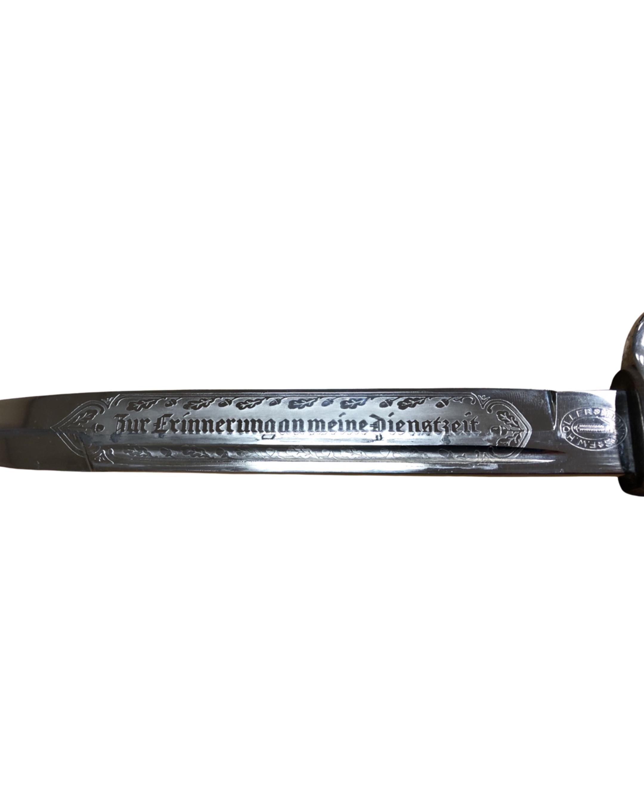 A German Third Reich Presentation Bayonet by F W Holler, Solingen, 19. - Image 3 of 4