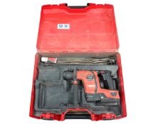 A Hilti TE 6-A22 hammer drill in case.