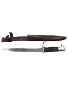 A miniature German bayonet Extraseitengewehr 98 style, by Stocker & Cie, Solingen,