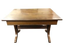 A continental mahogany side table