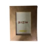 One crate containing nineteen Xenos gilt finish 10 cm x 15 cm photo frames,