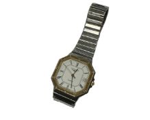 A Gentleman's stainless steel Longines quartz wristwatch CONDITION REPORT: not
