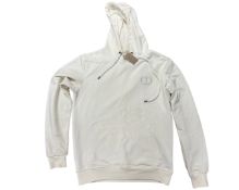 A Dior hoodie, cream, size unknown.