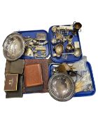 A large quantity of silver plated items (Q)