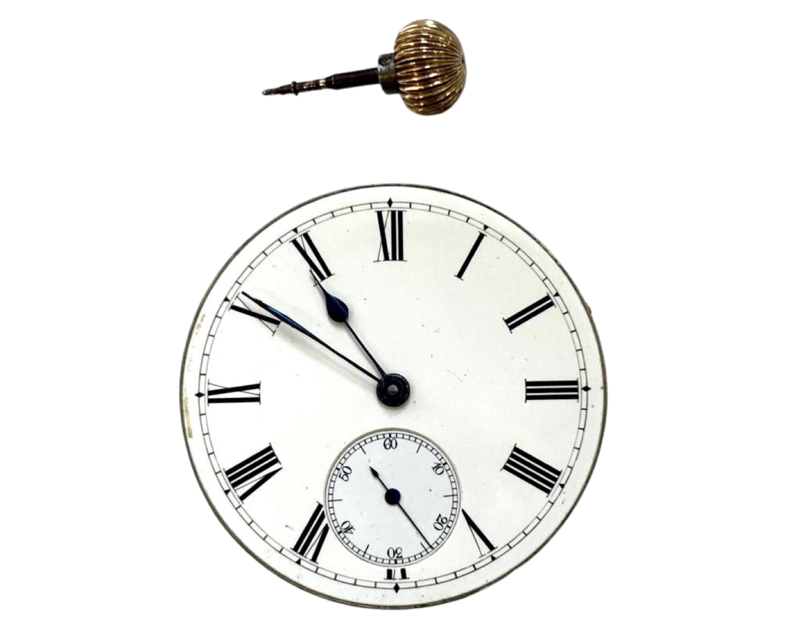 A quarter-repeating pocket watch movement