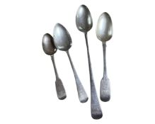 A silver basting spoon, 1788 London hallmarks,