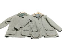 Two gent's tweed coats by Saddle & Stormafit.