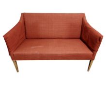A Continental two seater salon settee.