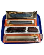 Three boxed Hornby and Mainline railways die cast locomotives including Duchess of Atholl.