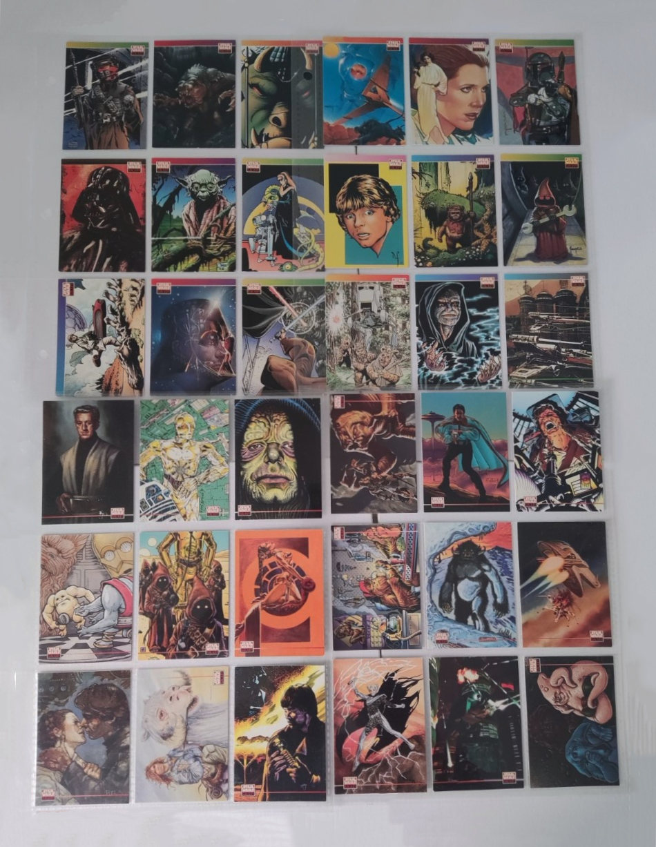 A collection of 48 Topps Star Wars galaxy artists cards to include cards from Steve Ditko, - Image 2 of 6