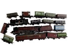 A Hornby OO Duchess of Atholl locomotive with tender, assorted rolling stock including wagons,