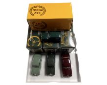 Three Lansdowne models 1/43 hand built die cast vehicles including an Austin A105,