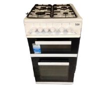 A Beko four burner gas stove.