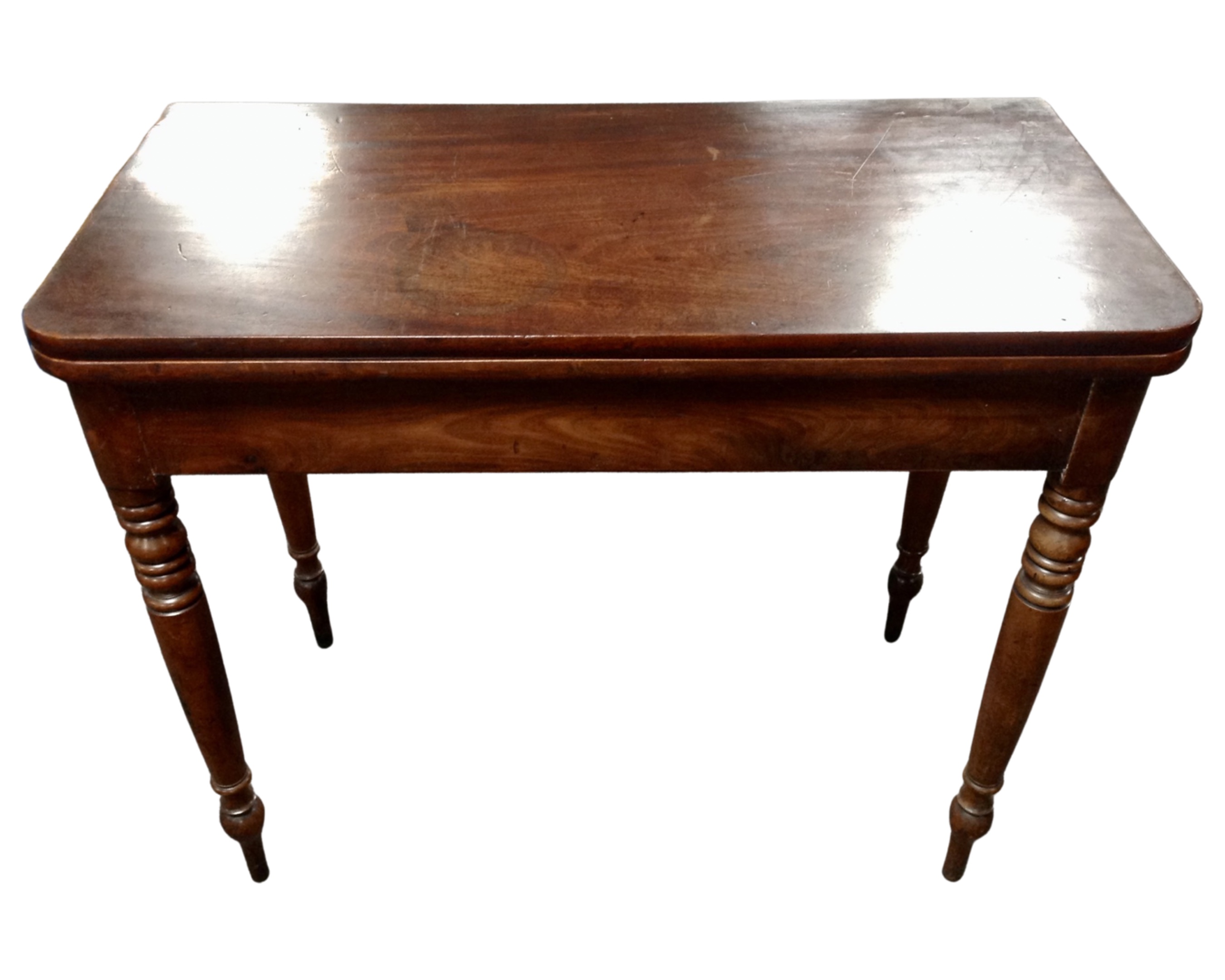 A 19th century mahogany tea table