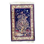 A modern Indian Tree of Life design rug,