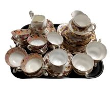 A tray containing a Royal Standard Old Fashioned bone china tea service together with a further