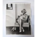 After Photographer Eric Skipsey over sized photo of Marilyn Monroe in 1961 with Maf the dog (Given