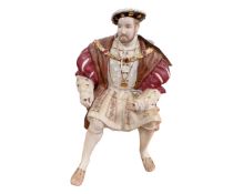 A Wedgwood Figurine : Henry VIII, numbered 1050 from the limited edition of 4,500, height 18 cm.