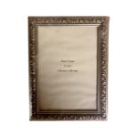 One crate containing forty one 7" x 5" silvered embossed finish photo frames,