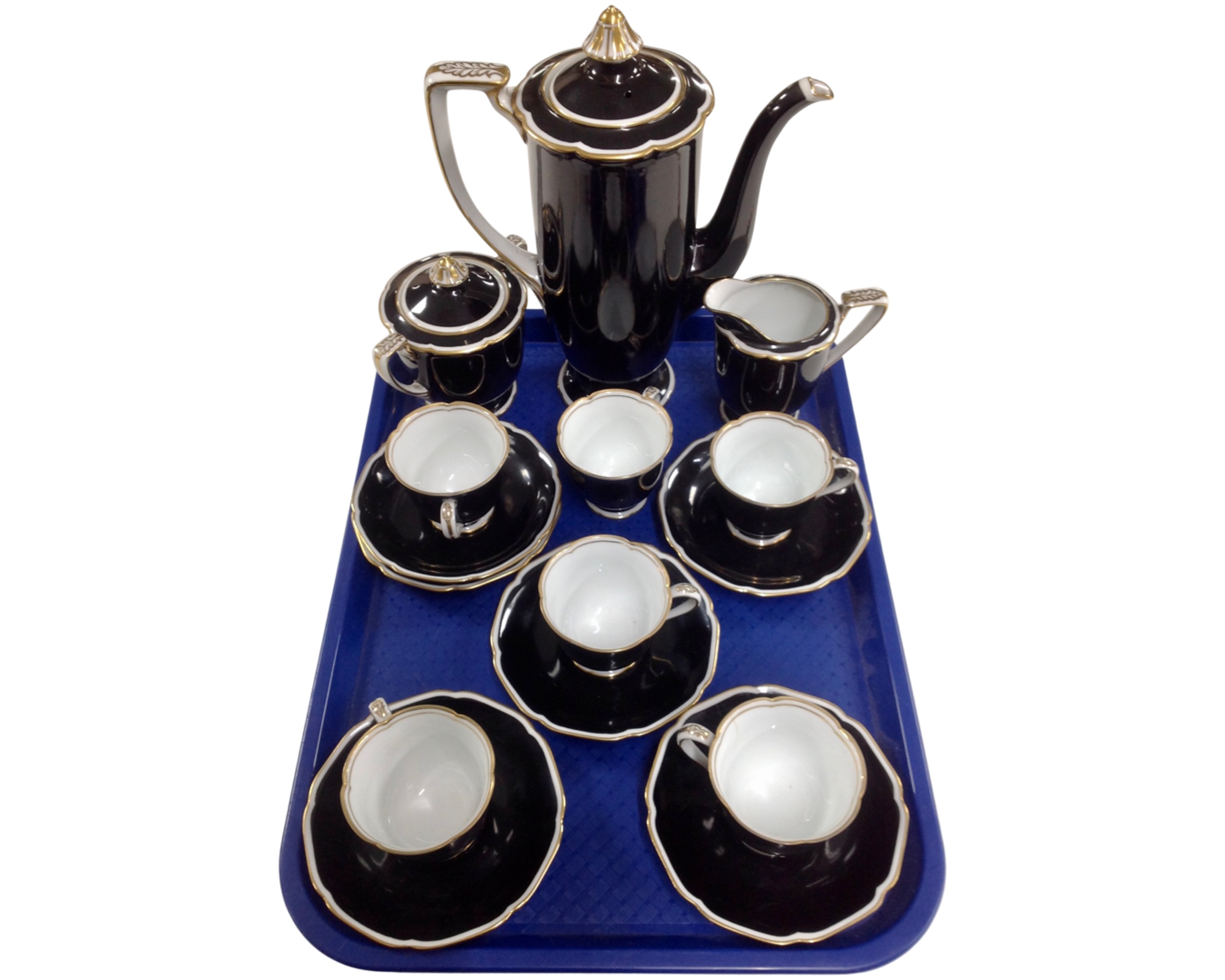 A Japanese Noritake 15 piece coffee service.