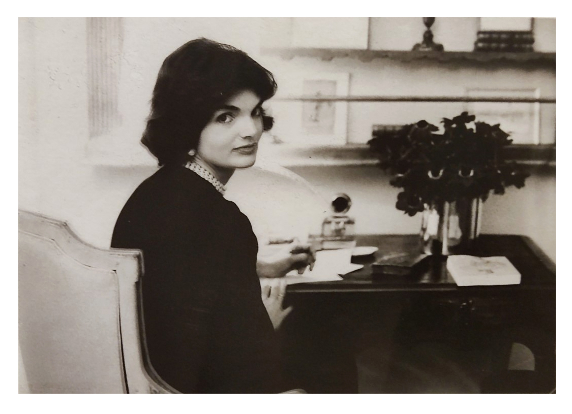 After Photographer Jacques Lowe (1930-2001) transparency of first lady to JFK Jacqueline Kennedy in