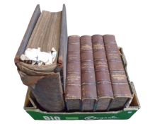 A box of Imperial Dictionaries and an old bible