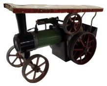 A Mamod steam tractor.