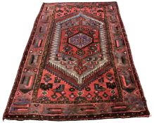 A Malayer rug, West Iran, 225cm by 136cm.