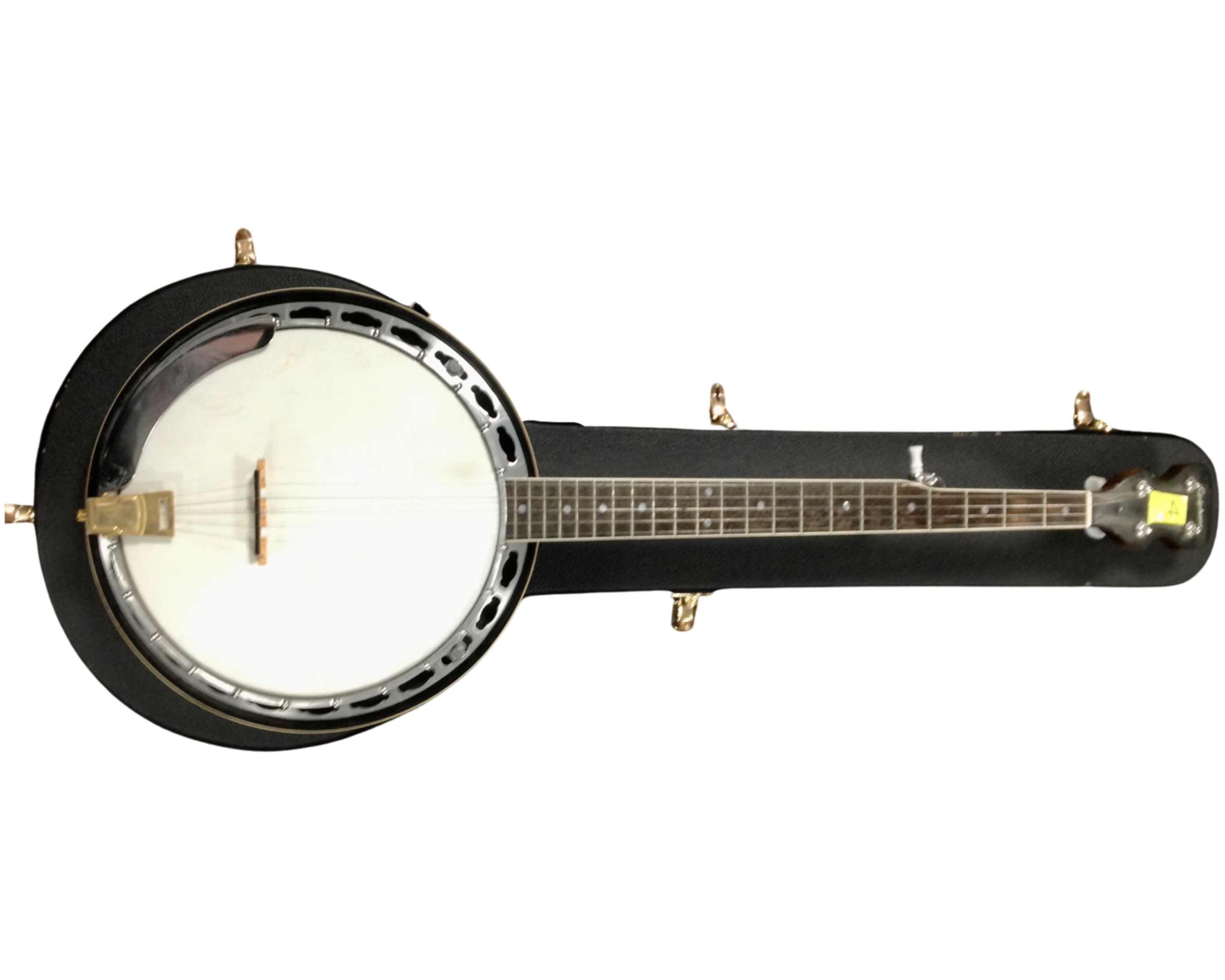 An Epiphone five string banjo