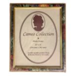 One crate containing thirty seven Cameo Collection decorative 10" x 8" photo frames,