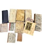 An interesting group of early 18th century and later books including several account books bound in