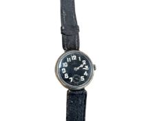 An early 20th century Omega trench wristwatch,