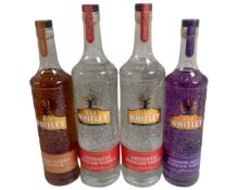 Four bottles of J J Whitley to include Artisanal Russian Vodka (X2) 1l,