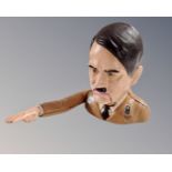 A cast iron novelty Hitler nutcracker.