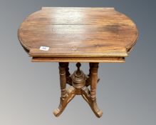 A Victorian style occasional table.