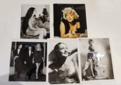 Photographs of Marilyn Monroe, Sharon Tate and Dorothy Lamour, Globe Photos N.Y.