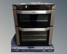 A Belling electric integrated double oven.