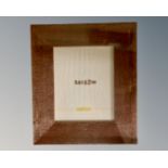 One crate containing fourteen Xenos 20 cm x 25 cm dark wood photo frames,
