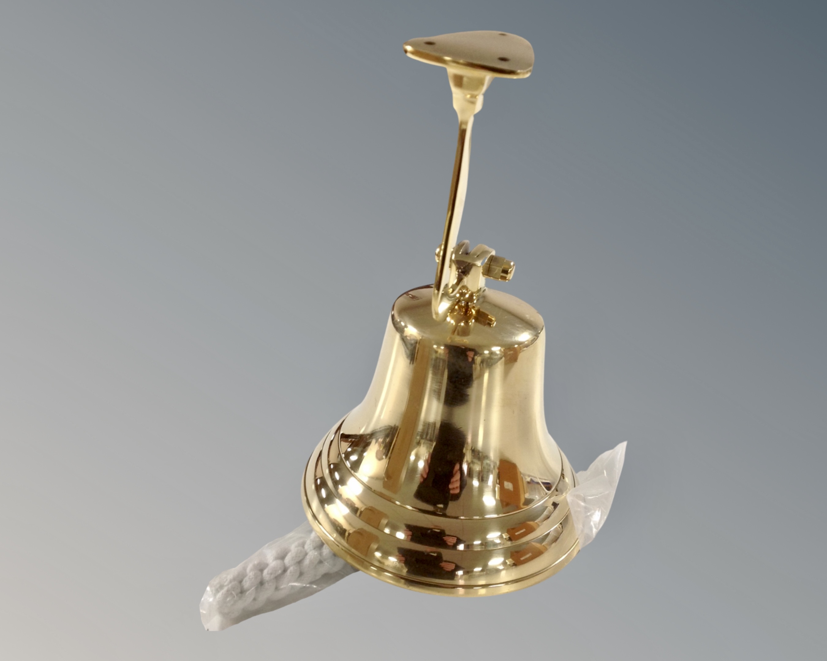 A 6" brass ship's bell.