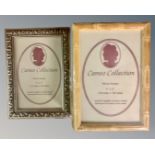 One crate containing seventy four Cameo Collection 6" x 4" photo frames, in various finishes,