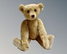 A large Steiff teddy bear with growler