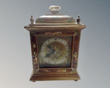 A Chinoiserie mantel clock