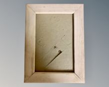 One crate containing twenty three white wood 6" x 4" photo frames.