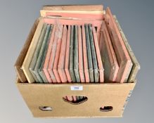 One crate containing thirty three photo frames, different sizes and styles,