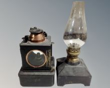 A lamp manufacturers and Railway supplies limited of London Railway lamp and further LMS railway
