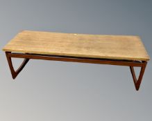A 20th century rectangular teak G Plan coffee table